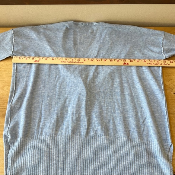 RAFFI CARDIGAN NWOT S COTTON SINGLE BUTTON SIDE SLITS LIGHTWEIGHT BREATHABLE - Picture 8 of 13